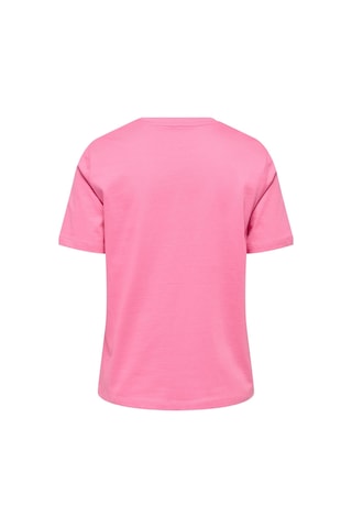 Only Onlfreja Luxe Kadın Tişört Kısa Kollu Pembe