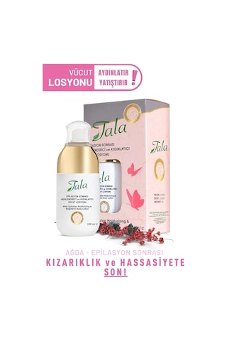 Tala Epilasyon Sonrası Nemlendirici Losyon Aydınlatıcı Vücut Losyonu 100 ML