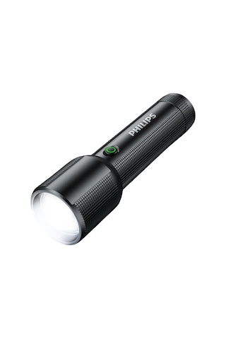 Philips Sfl2203 450 Lümen 5w Led El Feneri Teleskopik Zoom Sos Modlu Metal Gövdeli Şarj Edilebilir Uzun Menzilli Flashlight
