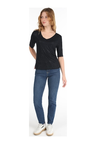 Colins Siyah Kadın Tshirt K.kol Cl1065178 Q1.v2 Blk 001