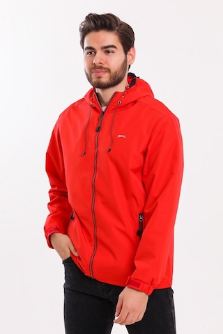 Slazenger OFANS Erkek Yağmurluk Kırmızı