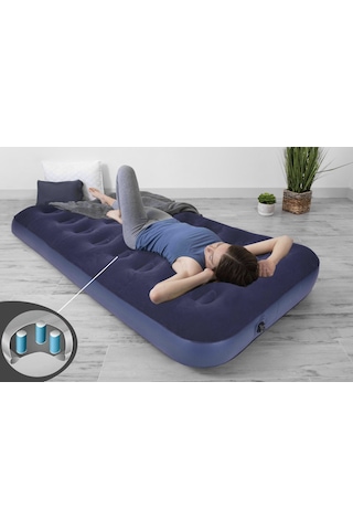 Avenli Tek Kişilik Şişme Yatak Pompa Dahil