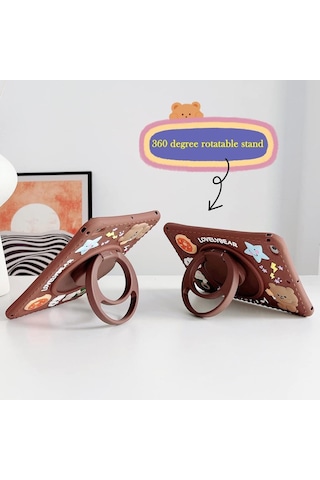 Samsung Galaxy Uyumlu Tab A7 Lite T220 T225 T227 Kılıf Cute Dolls Standlı Eğlenceli 3d Karekterli Çocuk Kılıfı Kılıf