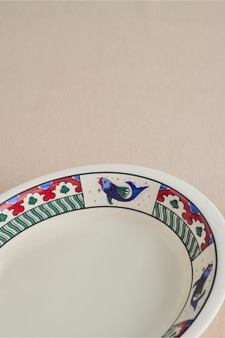 Karaca x Ömür Akkor İznik Balık Fırın Kabı 22 cm