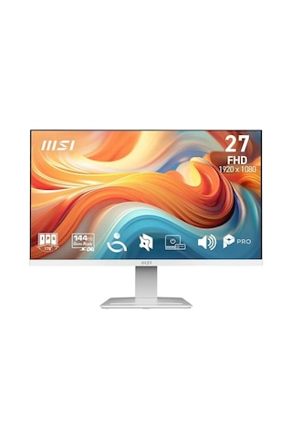 Msı Pro Mp273w E14a 27 1920x1080 Fhd 144hz 1ms Vga Hdmı Dp Amd Freesync Ips Monitor