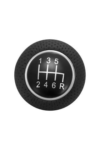 Yaozixa Plastik Manuel Vites Topu 6 Vites Destekli Ergonomik Tasarım Siyah Otomobil Vites Kolu Değiştirme Parçası Siyah