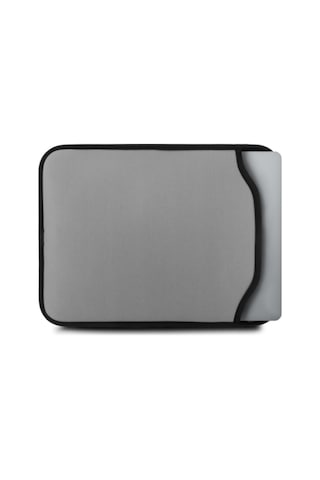 Arabulalaca Macbook Air 15 İnç A2941 M2 Kılıf Neopren Kese Gri