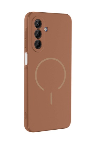 Zore Samsung Galaxy Uyumlu A16 Kılıf M-safe Şarj Özellikli Zore Meta Kapak - Siyah