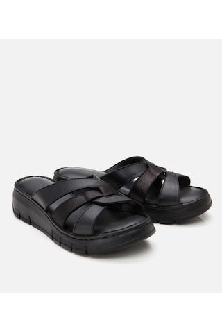 Hotiç Kadın Deri Siyah Comfort Terlik 01teh307130a100 Siyah-black Siyah