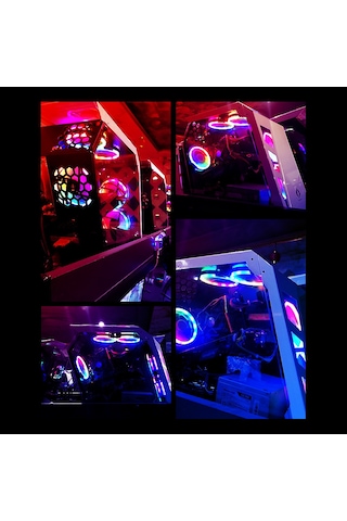 Reedark Titreşim Önleyici, Rgb Aydınlatmalı, Hidrolik Yataklı 120mm Kasa Fanı