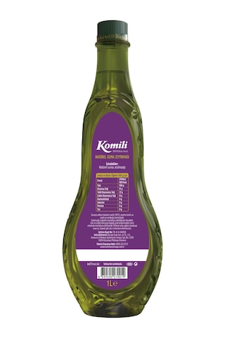 Komili Lezzetlik Yumuşak Natürel Sızma Zeytinyağı 1 L