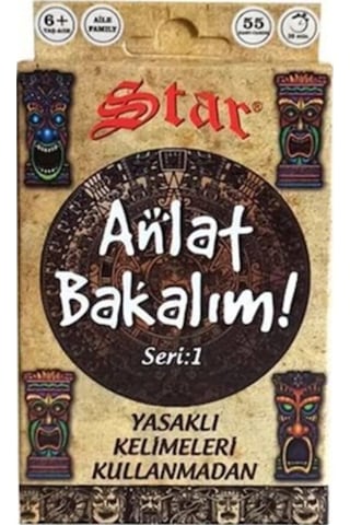 Star Anlat Bakalım Kelime Oyunu Yasaklı Kelimeler Kutu Oyunu Seri 1 66423