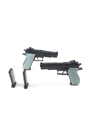 Boncuk Atan Tabanca 2 Adet Colt Twin Eagle 20 Cm