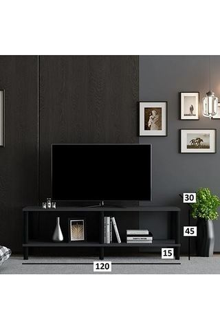 Tv Sehpası Şota Antrasit 120 Cm