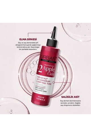 Elma Sirkesi Özlü Tonik 200 Ml Saç Bakımı İçin