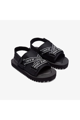 Tommy Hilfiger Tommy Jeans Premium Eva Kadın Siyah Sandalet