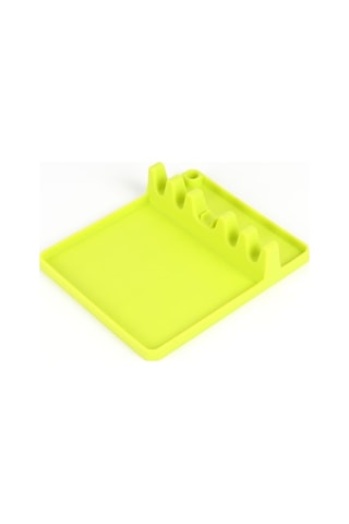 Dancemonkey 2'si 1 Arada Mutfak Silikon Kaşıklık Orta Raf, Pratik Tasarım Sarı