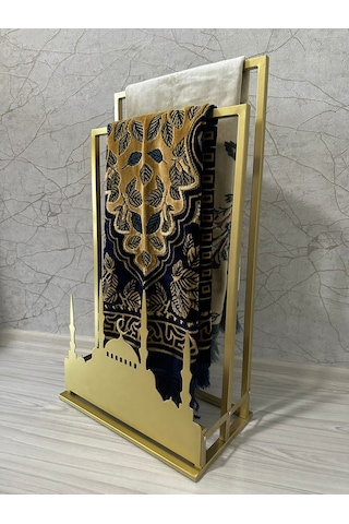 Safa Seccade Askısı ,ramazan Dekoru Gold Siyah