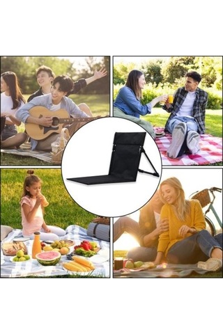 Pazly Tembel Kamp Sandalyesi - Su Geçirmez, Katlanır, Taşınabilir, Plaj Ve Bahçe Kullanımı İçin Kahverengi Açık Sandalye Kahverengi