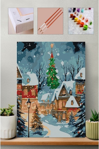 Sayılarla Boyama Seti - Noel Gecesi
