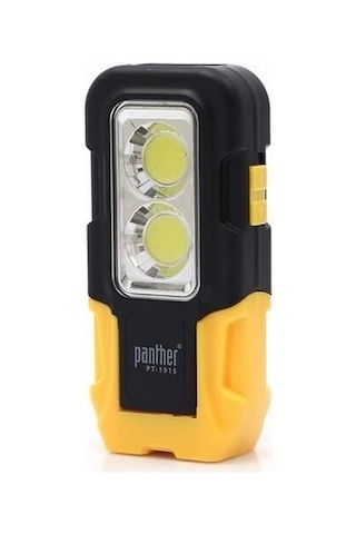 Panther Pt-1915 2x5w Cob Led El Mıknatıslı Pilli El Feneri Gri