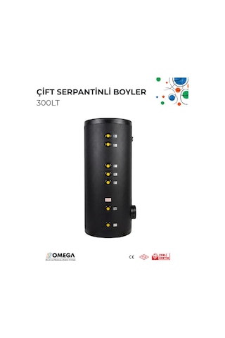 300 L Çift Serpantinli Boyler