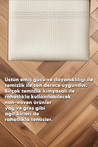 Grimorlife 2 Adet Büyük Boy Mucize Yer Silme Bezi Temizlik Bezi Sıkması Rahat Yer Bezi 50x60- Bulaşık Matı