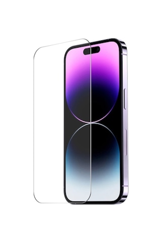 Ally Apple iPhone 15 Pro Uyumlu Full Hd Tempered Kırılmaz Cam Ekran Koruyucu