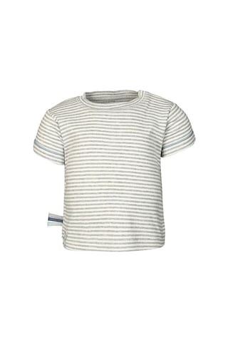 Organicera Organik Kısa Kollu T-shirt, Çizgili , Grey Melange Gri Melanj Organicera Organik Kısa Kollu T-shirt, Çizgili , Grey Melange Gri Melanj