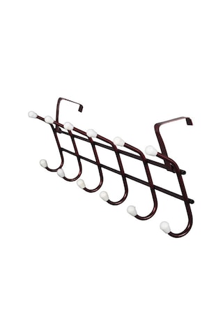 Lüx Amerikan Panel Kapı Askısı 6 Lı 12x50 Cm Bordo
