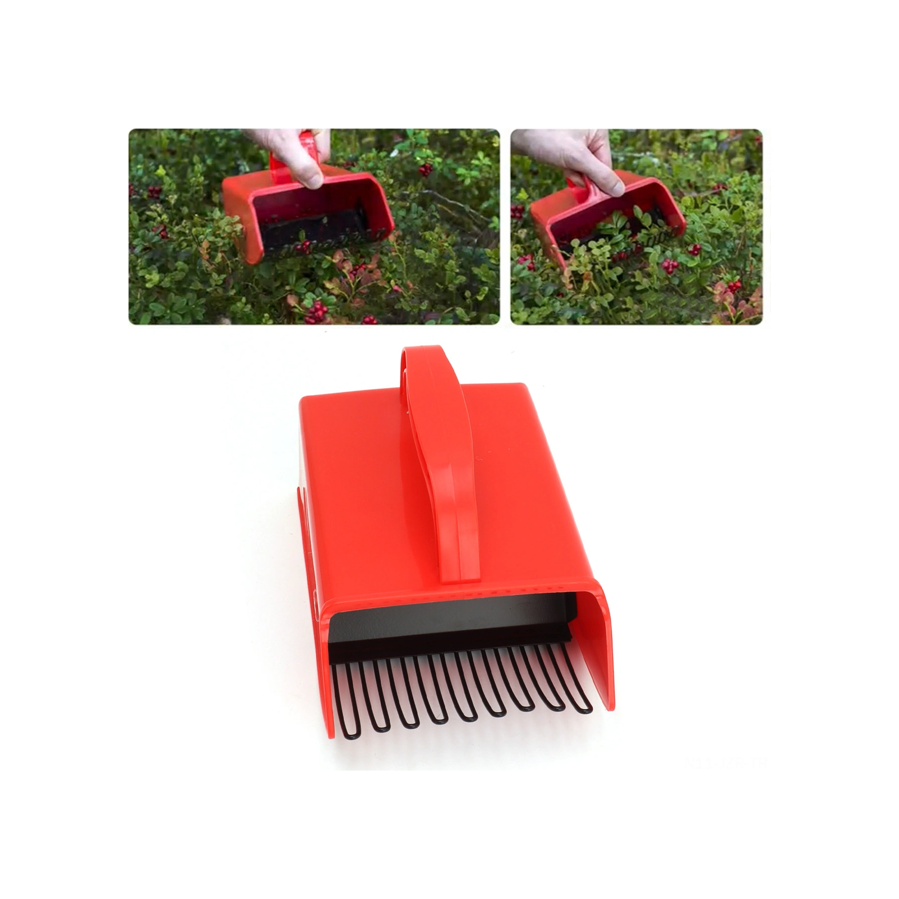 Geeroyoo Meyve Toplama Aleti Metal Tens İle Yaban Mersini, Kuru Kayısı, Çilek Hızlı Toplama, Ergonomik Kollü Bahçe Gereci