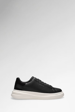 Guess Elba Deri Karışımlı Erkek Sneaker Ayakkabı Fmpvıbsue12 Siyah