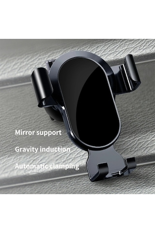 Yifomall Oto Navigasyon Telefon Tutucu, Otomatik Kilitleme, 360 Dönebilen, 4.7-6.7" Telefon Uyumlu, Havalandırma Çıkışı Montajlı Plastik Zs1