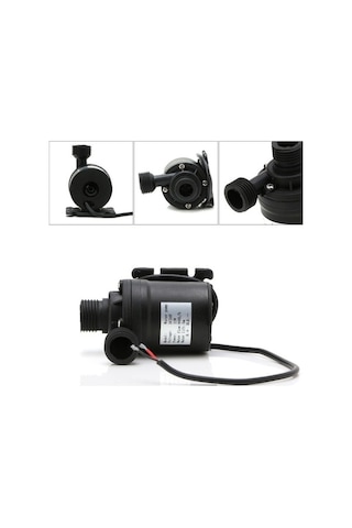 Lemestar 2 Adet Universal Sürekli Akışlı Su Pompası - 12v/24v Uyumlu, Fırçalı Olmayan, Bağlantısız Tel Tipi, Satış Makinesi İçin