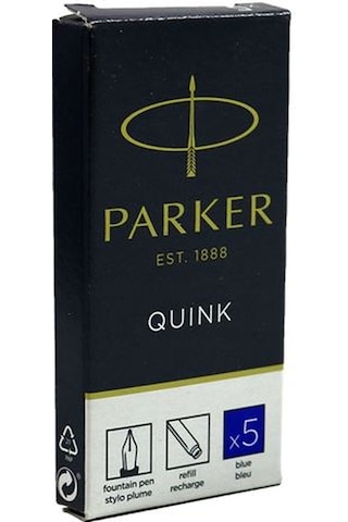 Kayakirtasiye Parker Mavi 5 Li Dolma Kalem Tüpü 116240/1950384