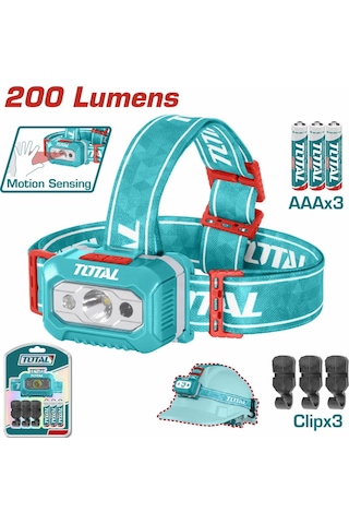 Total 200 Lümen Led Kafa Lambası Thl013aaa6 Mavi