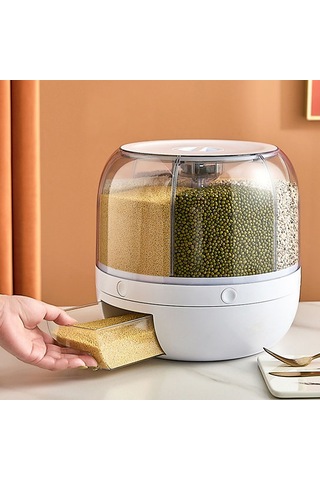 Gıda Organizeri 6 Bölmeli Mutfak Düzenleyicisi