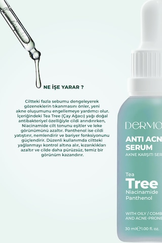Dermoend Antı Acne Serum Ve Tarak