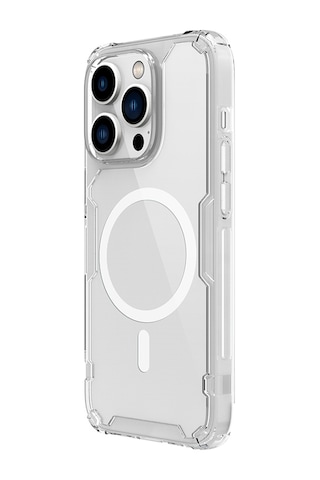 Nillkin Apple Uyumlu iPhone 14 Pro Max Magsafe Özellikli Nature Tpu Pro Kapak Şeffaf
