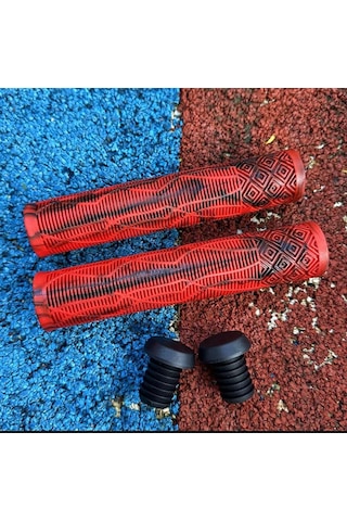 17 Cm Mtb Bmx Freeride Elcik Silikon Bisiklet Elcik Kaymaz Yapı Dirt Jump Bisiklet Elciği Kırmızı Kırmızı