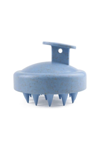 Koodmax Duş Tarağı Yumuşak Silikon Saç Yıkama Saç Derisi Masaj Tarağı - Mavi