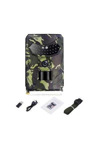 Maiyame Pr100b 12mp 1080p Aksi Yon Kamerasi - Ip56 Su Geçirmez, 26 Infrared Işık, 1 Saniye Hizi Li Tetikleme, Outdoor Av-gözlem-güvenlik Kamerasi Asker Yeşili, Batarya Hariç Çok Renkli