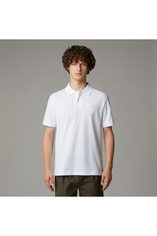 The North Face M Essential Regular Polo Erkek T-shirt-29913 Beyaz