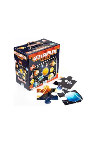 Puzzle 24 Parça Okul Öncesi Gezegenleri Öğreniyorum Seti 50x70 Cm - Mavi Su Dünyası