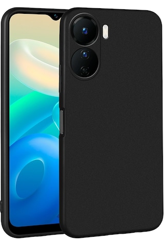 Vivo Uyumlu Y16 Kılıf Zore Esnek Mat Premier Silikon Kapak