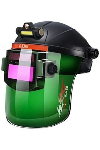 Maotai Shop Güneş Enerjili Otomatik Kararan Kaynak Kask