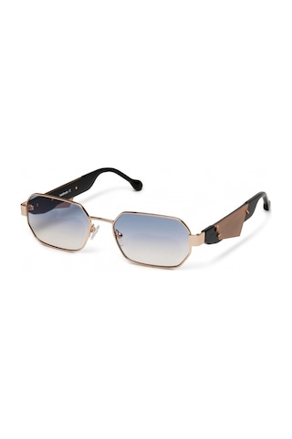 Leziff Memphis Unisex Güneş Gözlüğü Altın 48745570