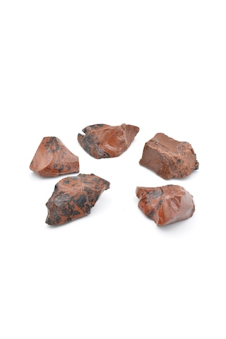 Hakiki Doğal Mahogany Obsidyen Taşı Kaya Parçası