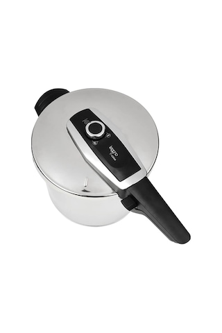 Leggno Procook Quick 6 LT + 4 LT Düdüklü Tencere Seti Gümüş - Siyah