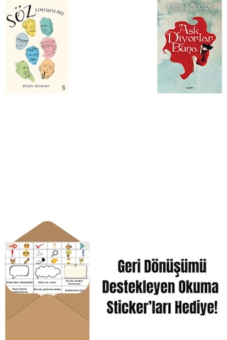 Söz Simyacıları + Aşk Diyorlar Buna + Okuma Sticker'ları
